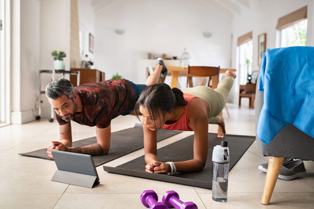 À quoi sert le gainage : gainage ventral bras tendus