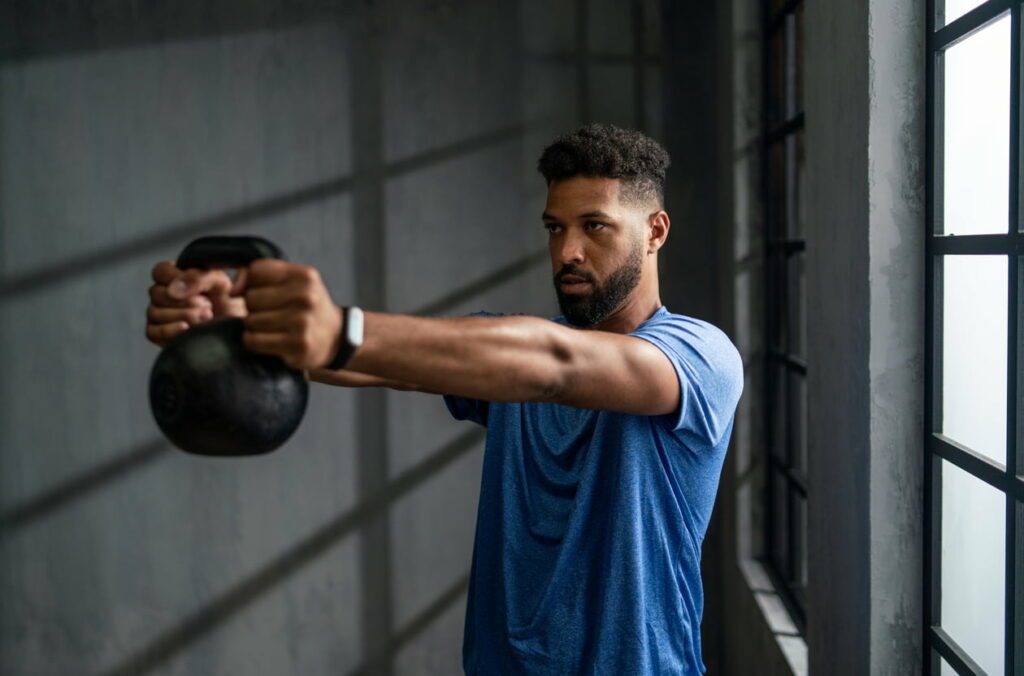 HIIT combien de fois par semaine : kettlebell