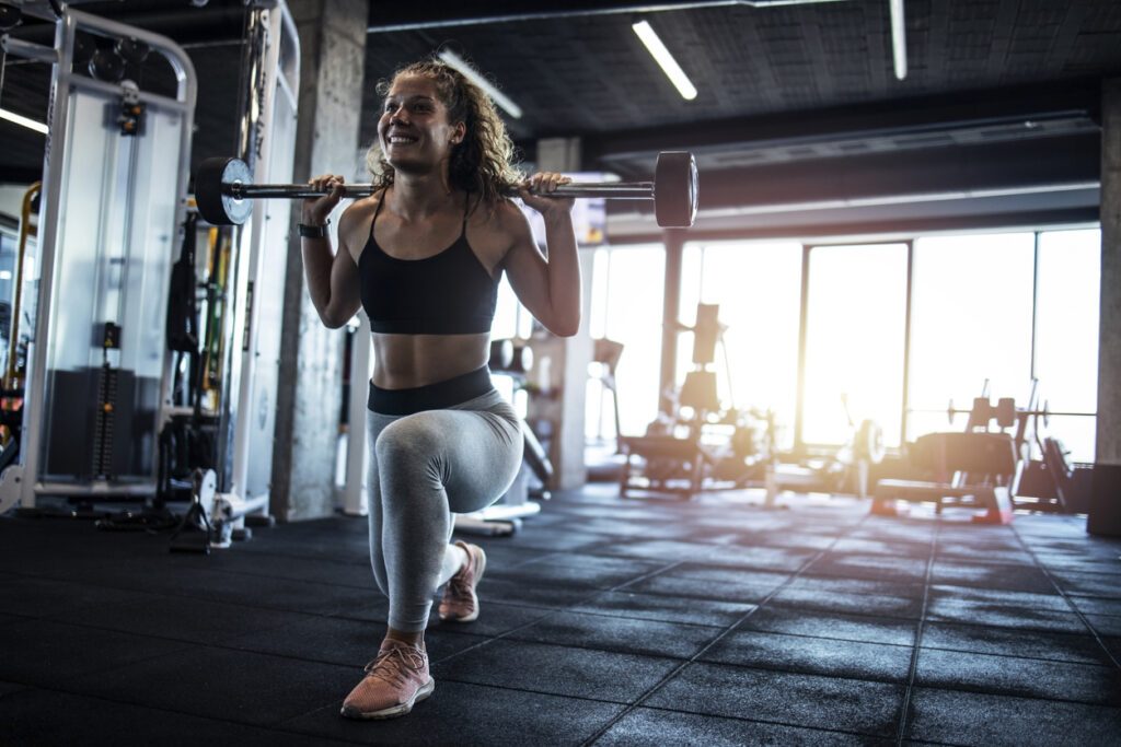 Meilleur exercice fessier : fentes
